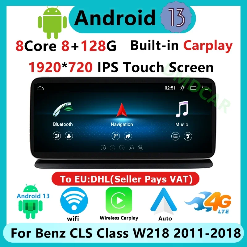 

Factory Price Android13 Car Video Player GPS Navigation for Mercedes Benz CLS Class W218 2011-2017 Auto Radio Stereo CarPlay