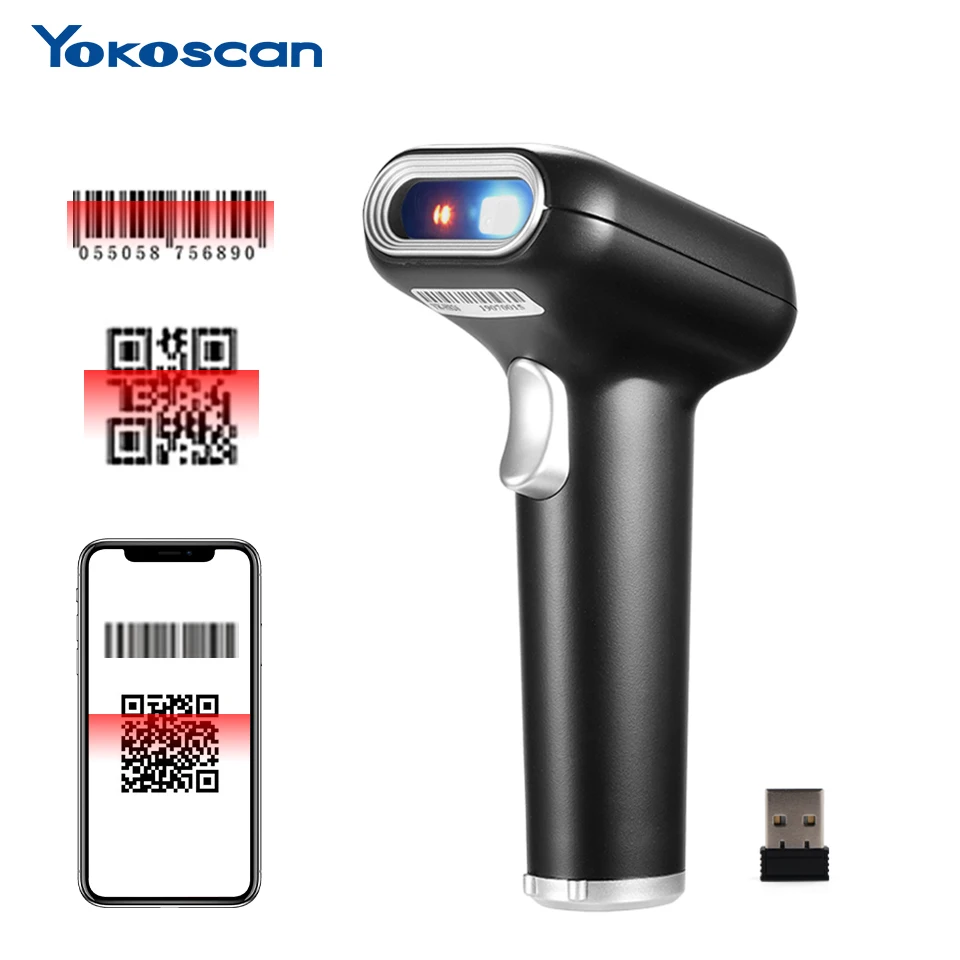 Certificação BIS Scanização automática Scanner de código de barras portátil de alta velocidade Scanner de código de barras 1d 2d Scanner de código de barras Qr
