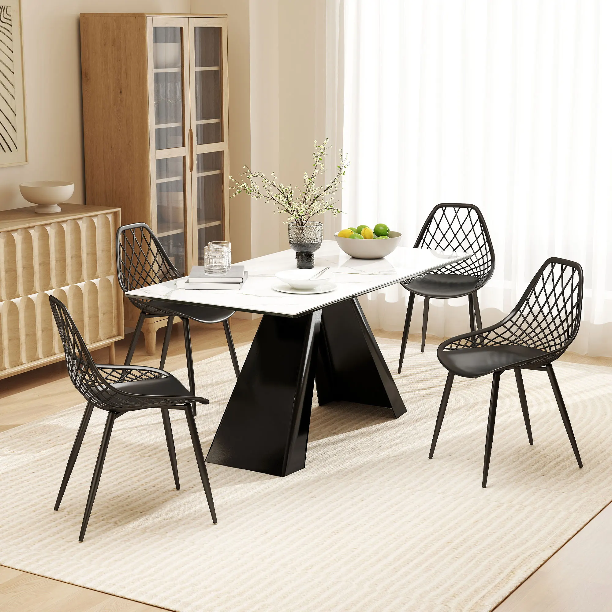 Juego De 4 Sillas De Comedor