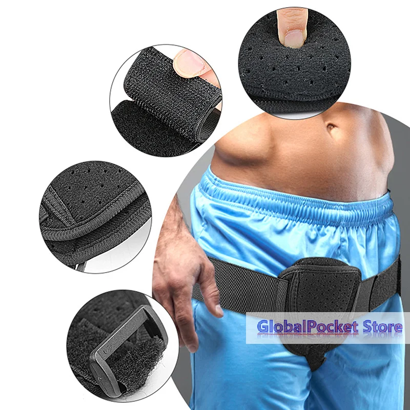 [TG823]Hernia Belt Truss For Inguinal Sports Hernia Support Pain Relief Recovery Strap Breathable Hernia Belts
