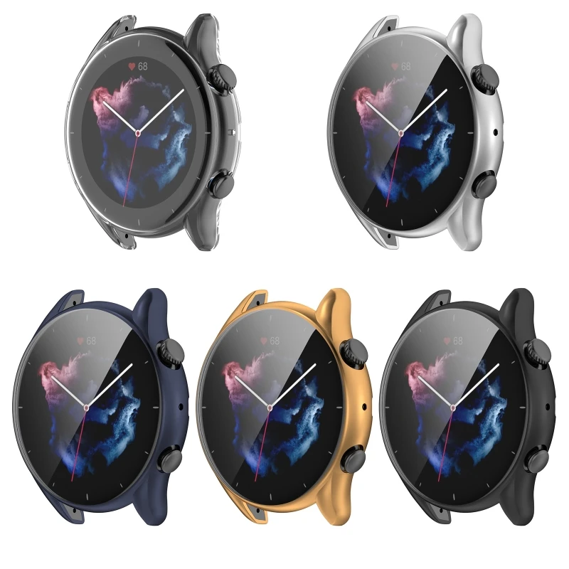Custodia protettiva per schermo in TPU compatibile con Huami Amazfit GTR3/GTR3 pro Cover paraurti resistente ai graffi