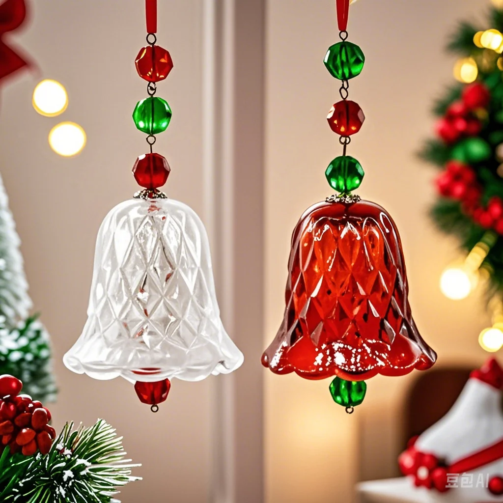 

Хрустальный подвесной стеклянный колокольчик с колокольчиком для окон, украшение для рождественской елки, подарки и украшение для дома
