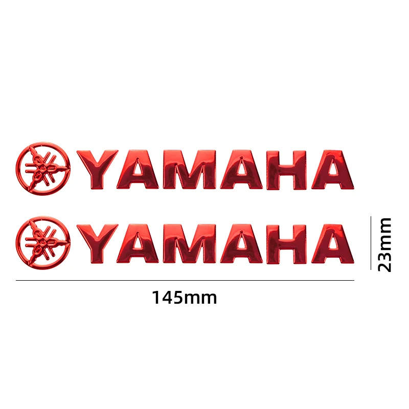 3D Yamaha Stickers Motorcycle Helmet Tail Box Modified Stickers Waterproof Decorative Decals