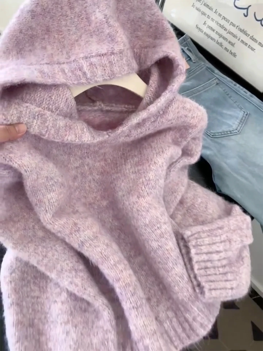 Ladies Purple Hoode… - image