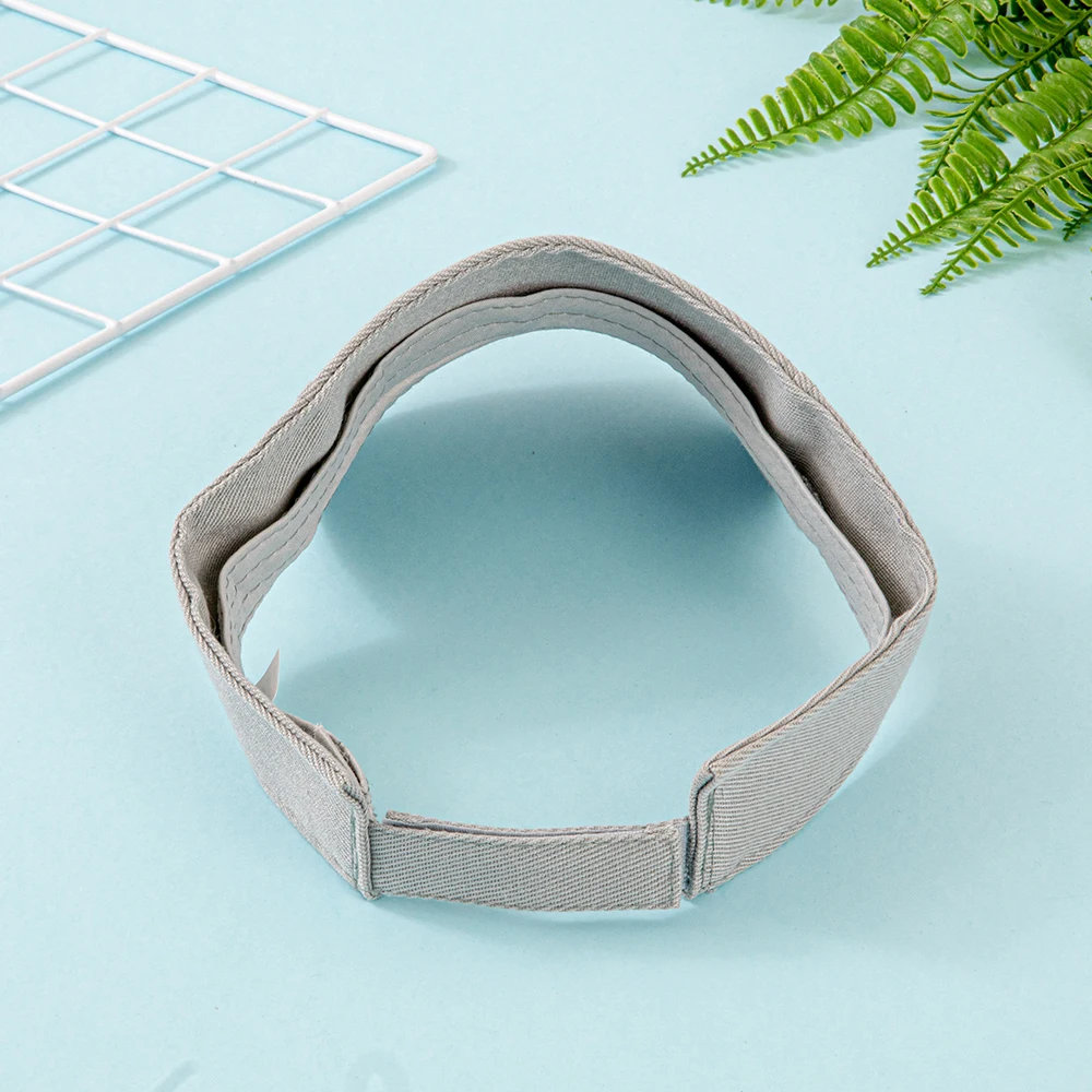 Baumwoll-Sonnenblende für Damen und Herren – Verstellbare Baseballkappe mit offenem Oberteil für Sport, Laufen, Golf, Strand – Mehrere leuchtende Farben – Detail 19