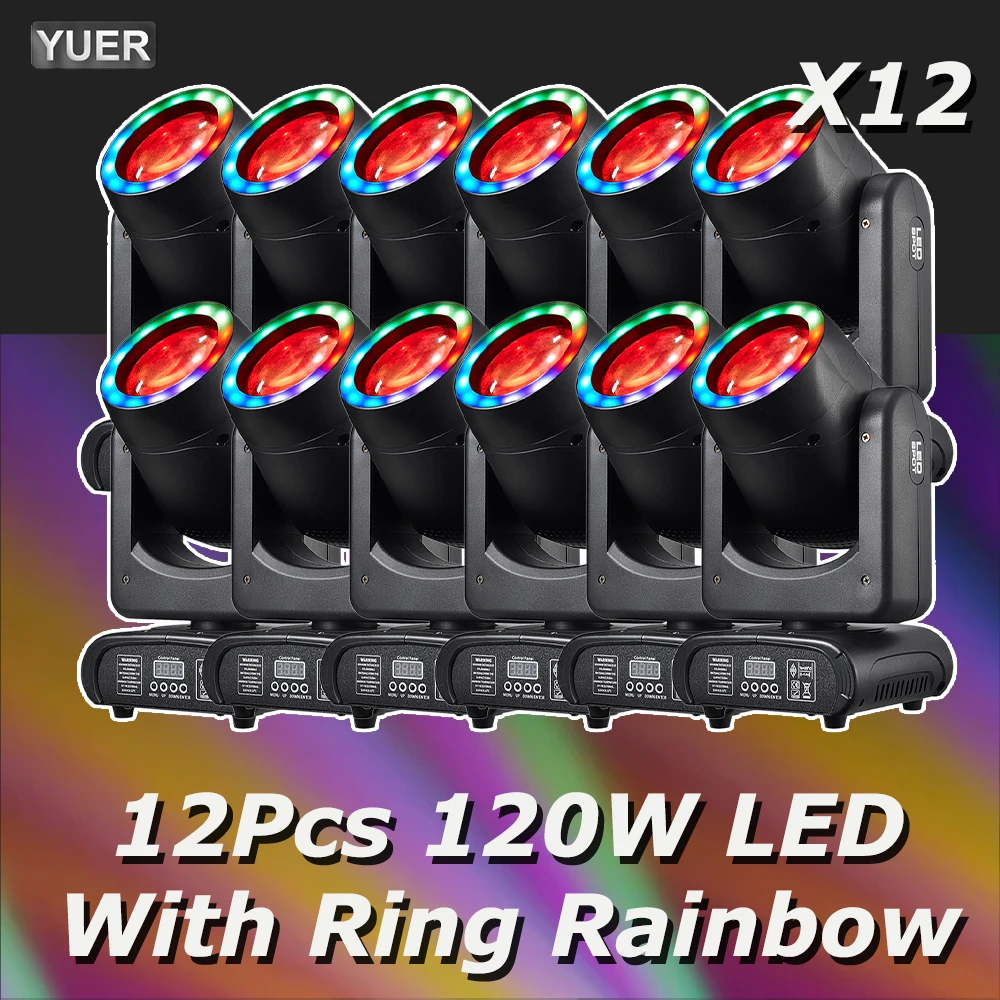 12Pcs/lot LED Moving Head Light 120W Beam+Spot+Rainbow Effect+Aperture+18 Prisms Dj Dmx Stage Light Effect Light Disco Dj Bar