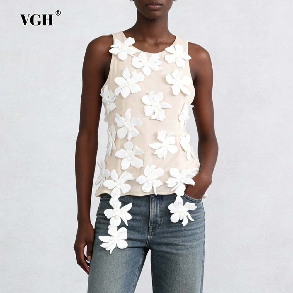 

Женские жилеты VGH Design Sense с милыми аппликациями, без рукавов, с круглым вырезом, летние, модные, стильные, новые