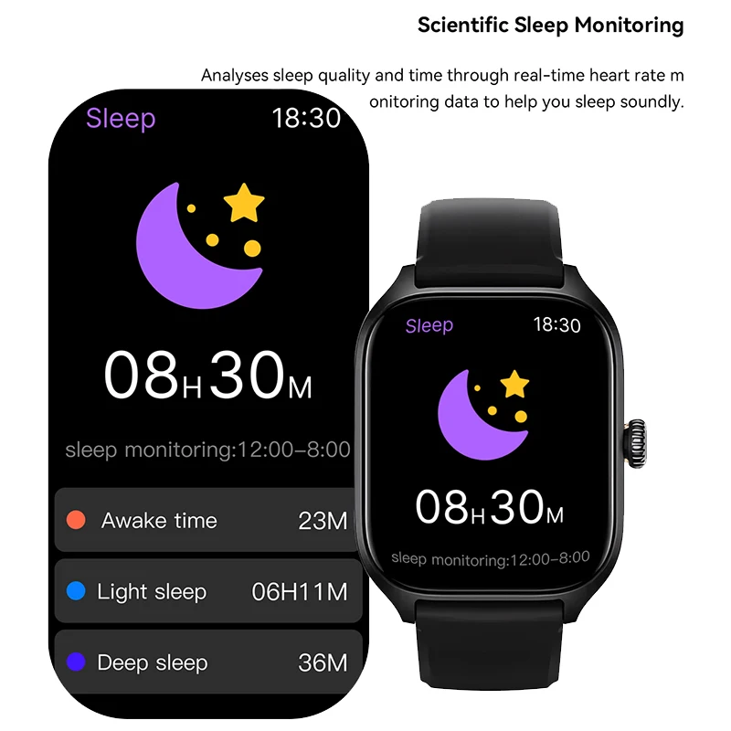 2025 Smartwatch الإصدار العالمي 2.01 بوصة AMOLED HD عرض IP68 مقاوم للماء App التحكم مراقبة اللياقة البدنية بلوتوث دعوة ساعة