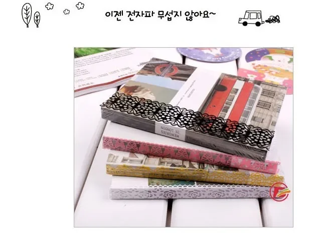 Retro Lace PET Washi Tape Diary Decoration Washitape Scrapbooking Supplies Masking Tape view 6