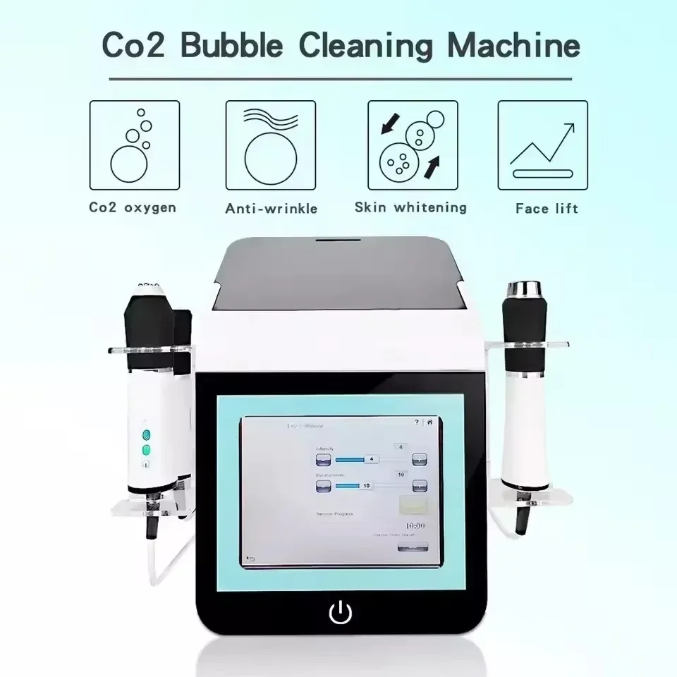 Factory Price CO2  Bubble Machine Facial Massage 3 In 1 Oxygenation  Therapy Super Facial Whitening Rejuvenation Device