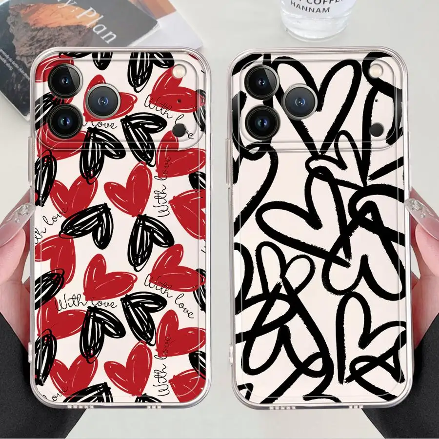 حافظة لهاتف آيفون 7 8 16 15 14 Plus XR 13 12 11 Pro MAX 17 Air 12 Mini 16e غطاء هاتف ناعم #1