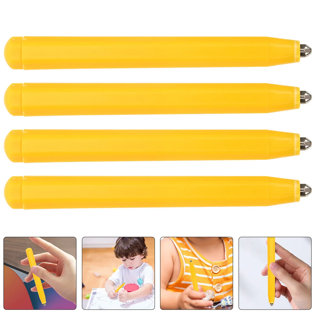 4 Pcs Magnetic Drawing Board Pen Small Handheld Replacement Portable Plastic Writing Pens