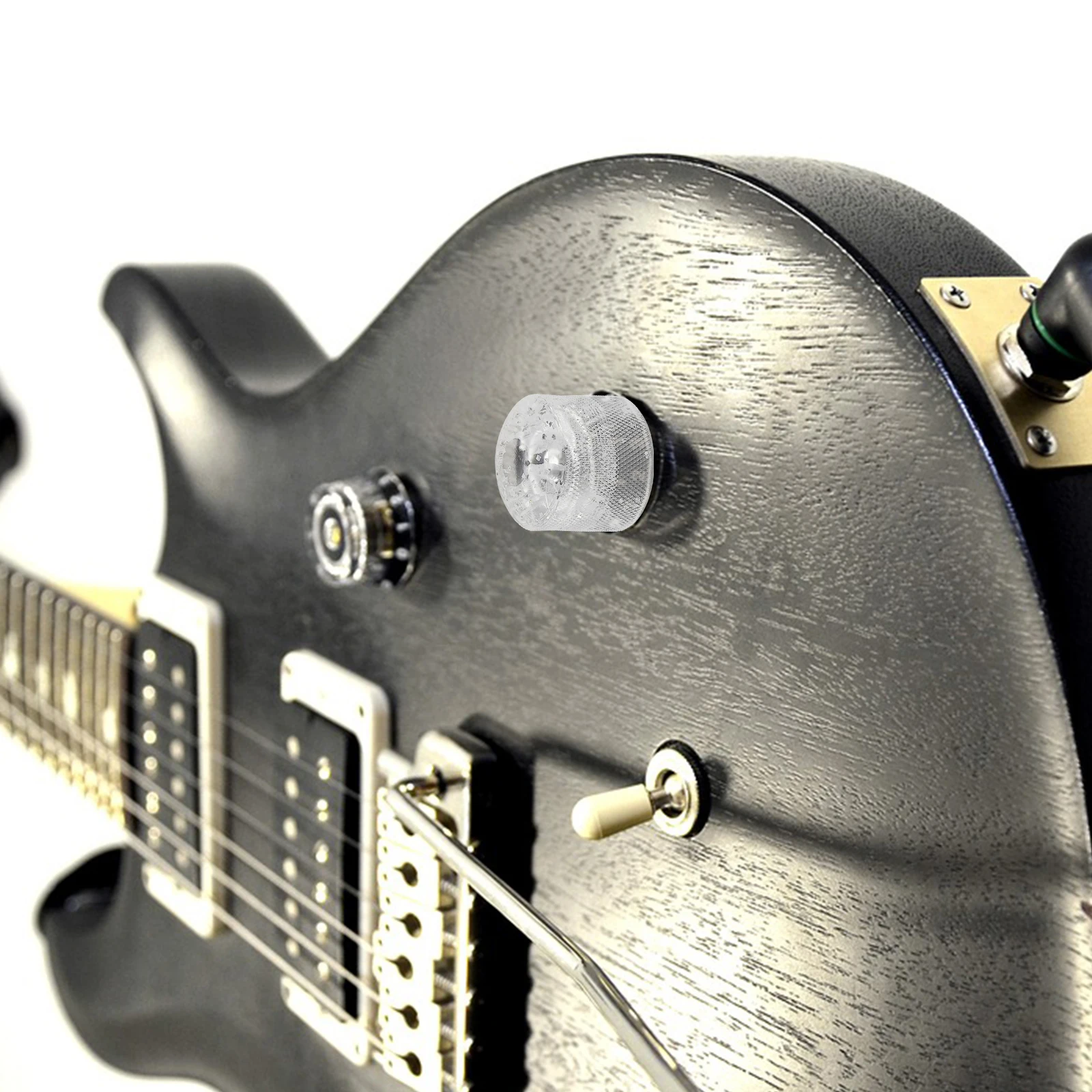 

1pcs Volume Knob Electric Guitar Bass Durable Plastic Easy Install Lightweight Compatibility Guitar Potentiometer Knobs
