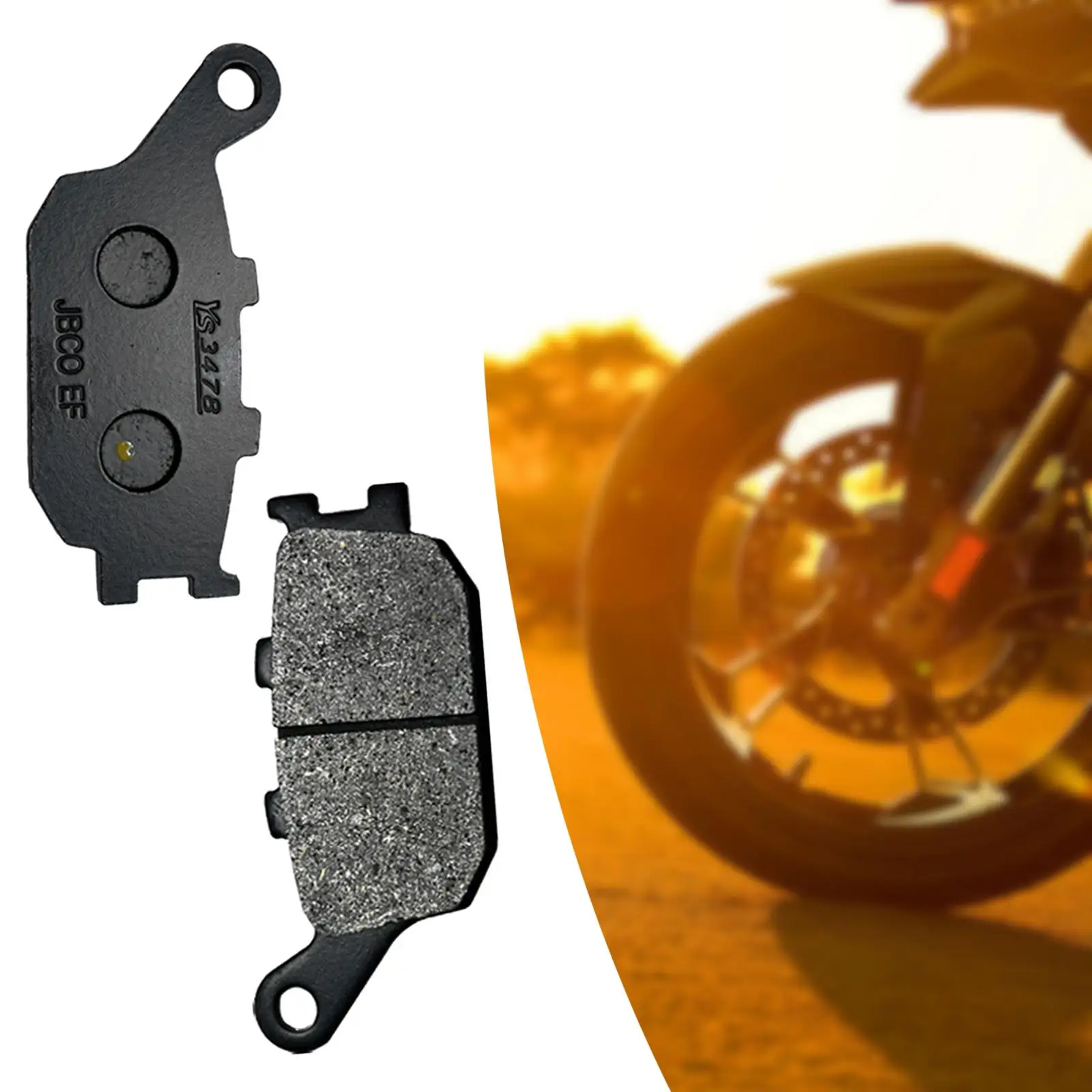 

Brake Pads Repair Parts Easy Installation Compatible for MT-09