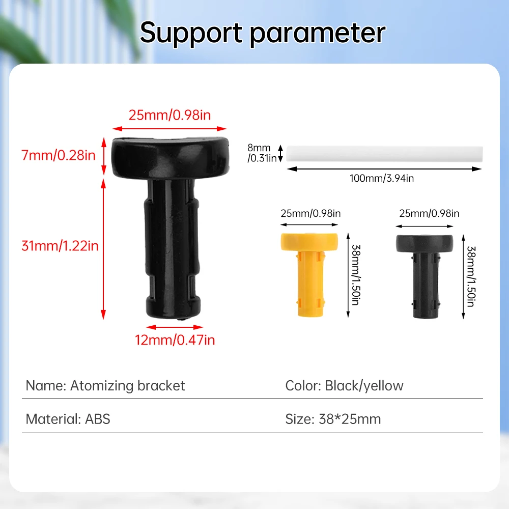 Mini humidificador con interfaz USB, módulo de nebulización tipo C, transductor hidratante, fabricante de niebla, atomizador, kit de gas de goma, CC de 5V