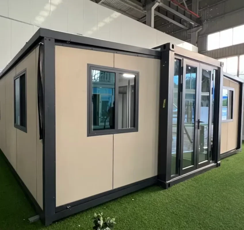 Prefab Expandable Container Home Foldable Steel Structure 20ft Mobile Tiny House Tiny House Cabin Mobile Home