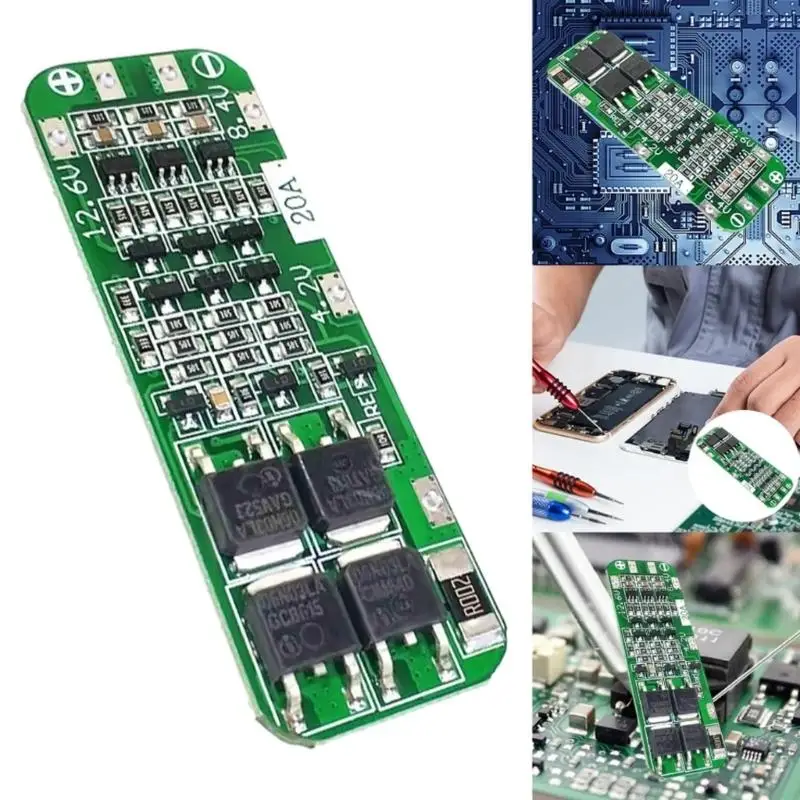 M5TD Battery 18650 Charging Protective Board For Drill Motor 20A 11.1V 12V 12.6V