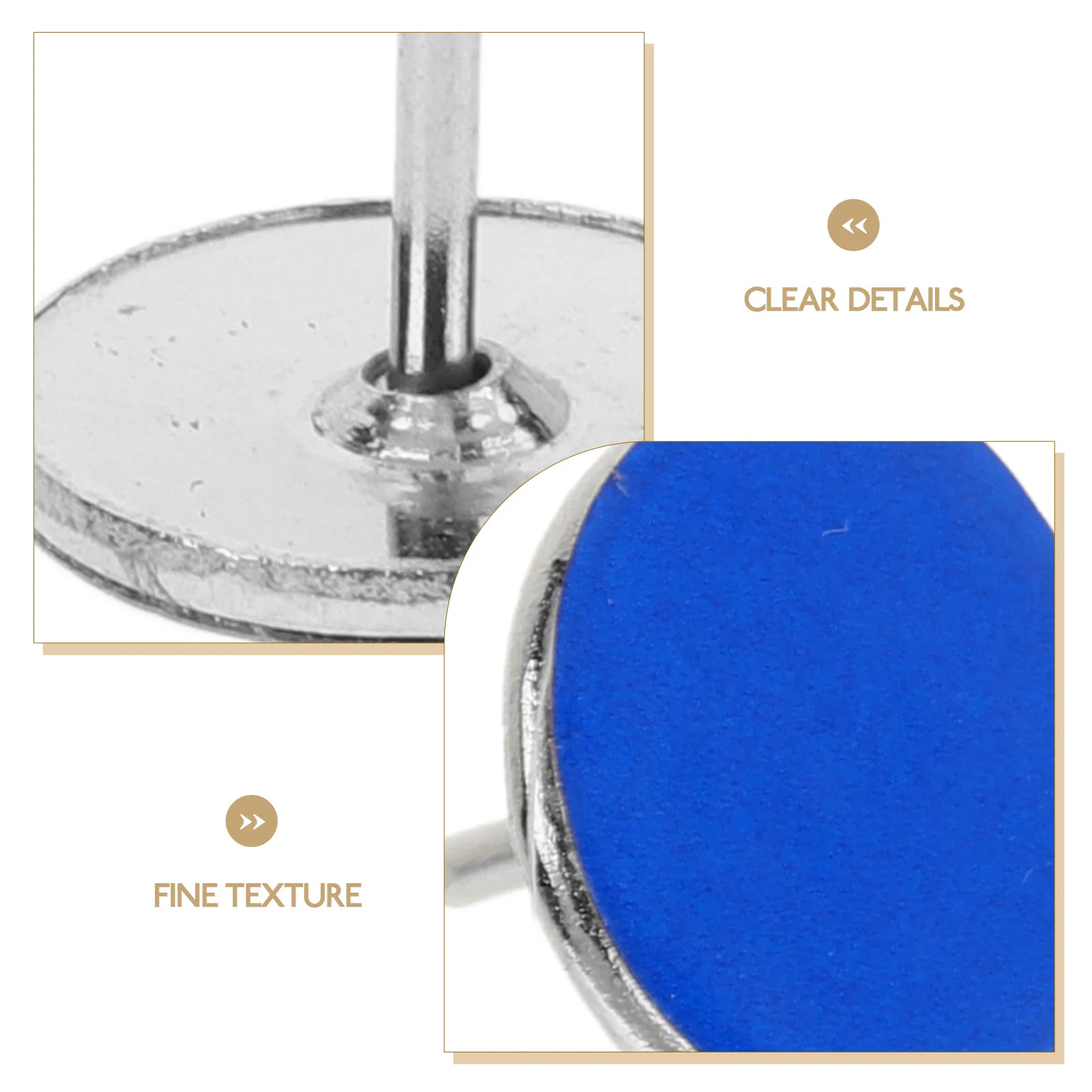 

50pcs Reflective Pins Trail Marking Tack Glow Thumb Tacks Large Capacity Durable Outdoor For Driveways Parking Lots