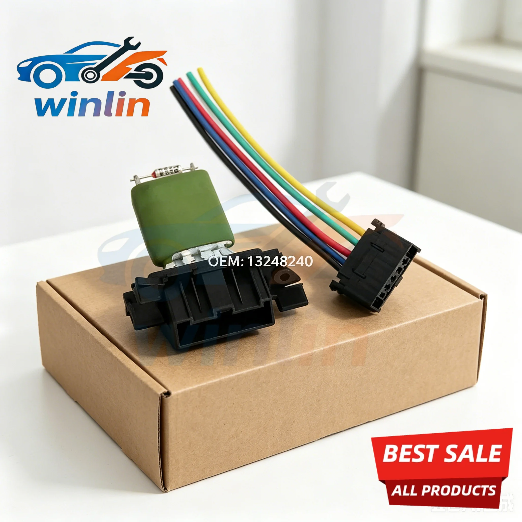 55702407 13248240 77364091 6441CF Heater Blower Motor Fan Resistor for Citroen Peugeot Alfa Romeo Fiat Ducato