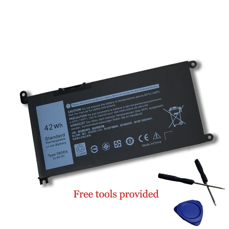 

YRDD6 Laptop Battery For Dell Inspiron 3400 5488 5493 5593 P90F 1VX1H VM732 11.4V 42Wh