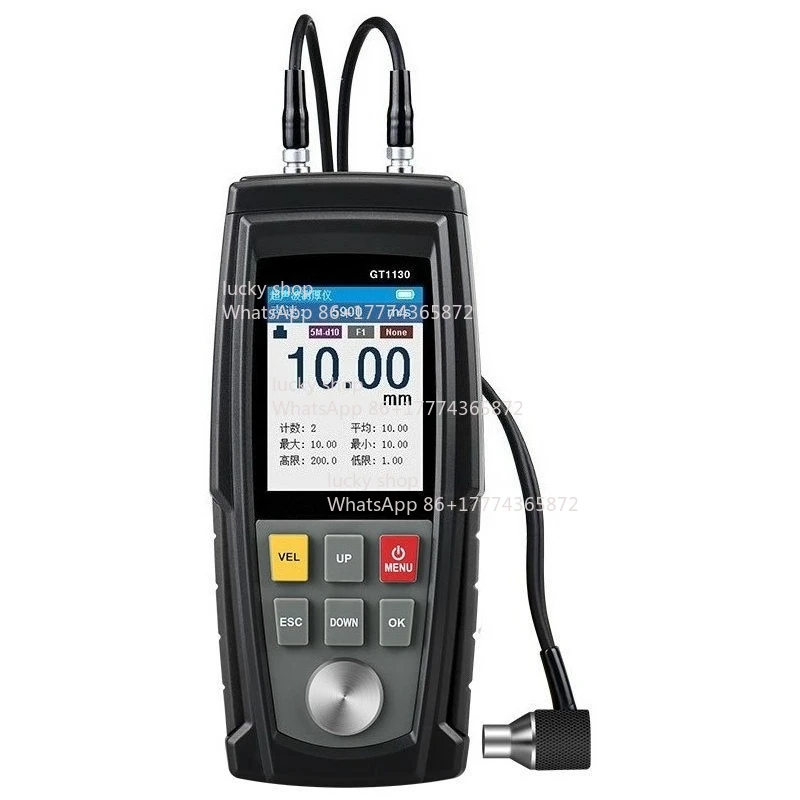 GT1130 Digital Ultrasonic Thickness Gauge Metal Steel Plate Thickness Tester