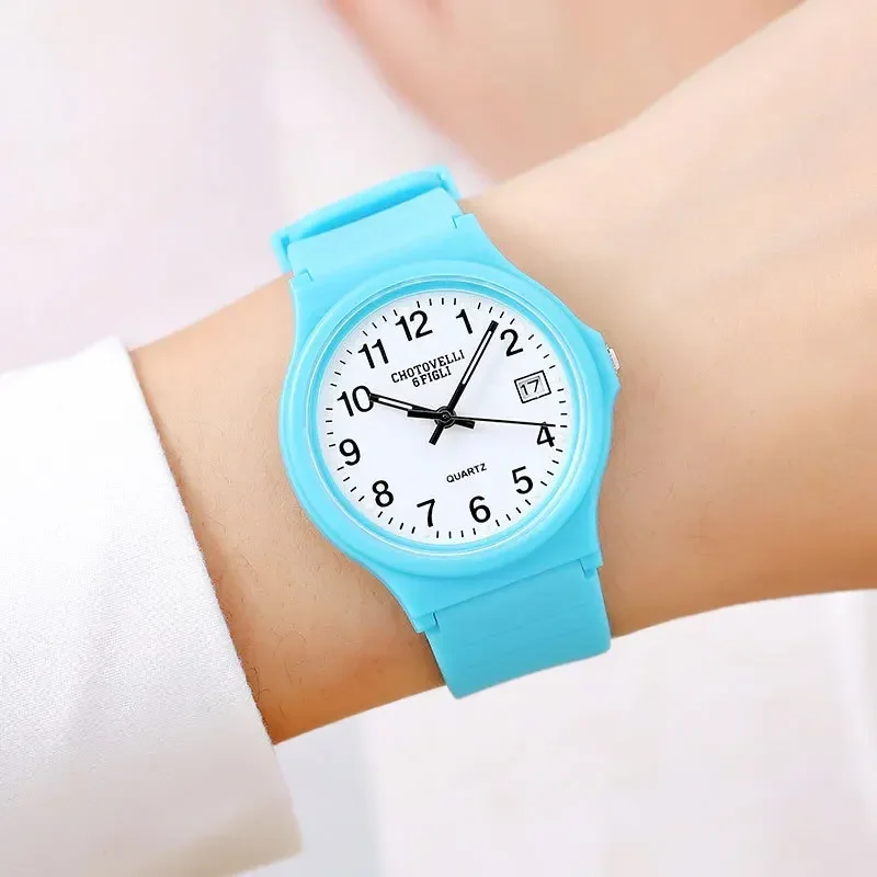 Casual Fashion Simple Children Watch Creative Calendar Waterproof Student Watch Multicolor Watch Reloj Mujer Relogio Feminino