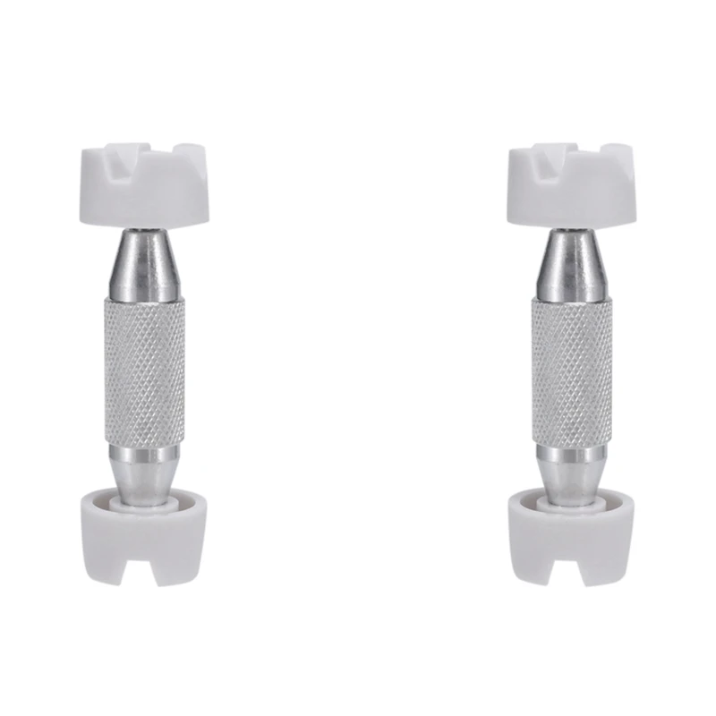 2X Guitar Repair Brace Tools Guitar Sound Beam Repair Stand Holder For Acoustic Guitar Luthier Supplies DIY Silver+White