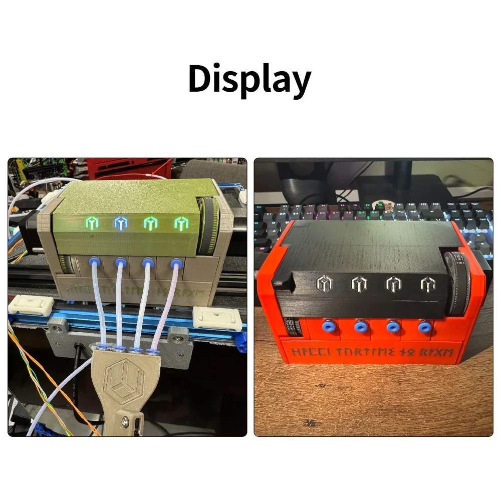 FYSETC Happy Turtle Lettuce Feeder Multi Color Printing System Kit HTLF Small BoxTurtle Parts for Voron SV08 Klipper 3D Printer