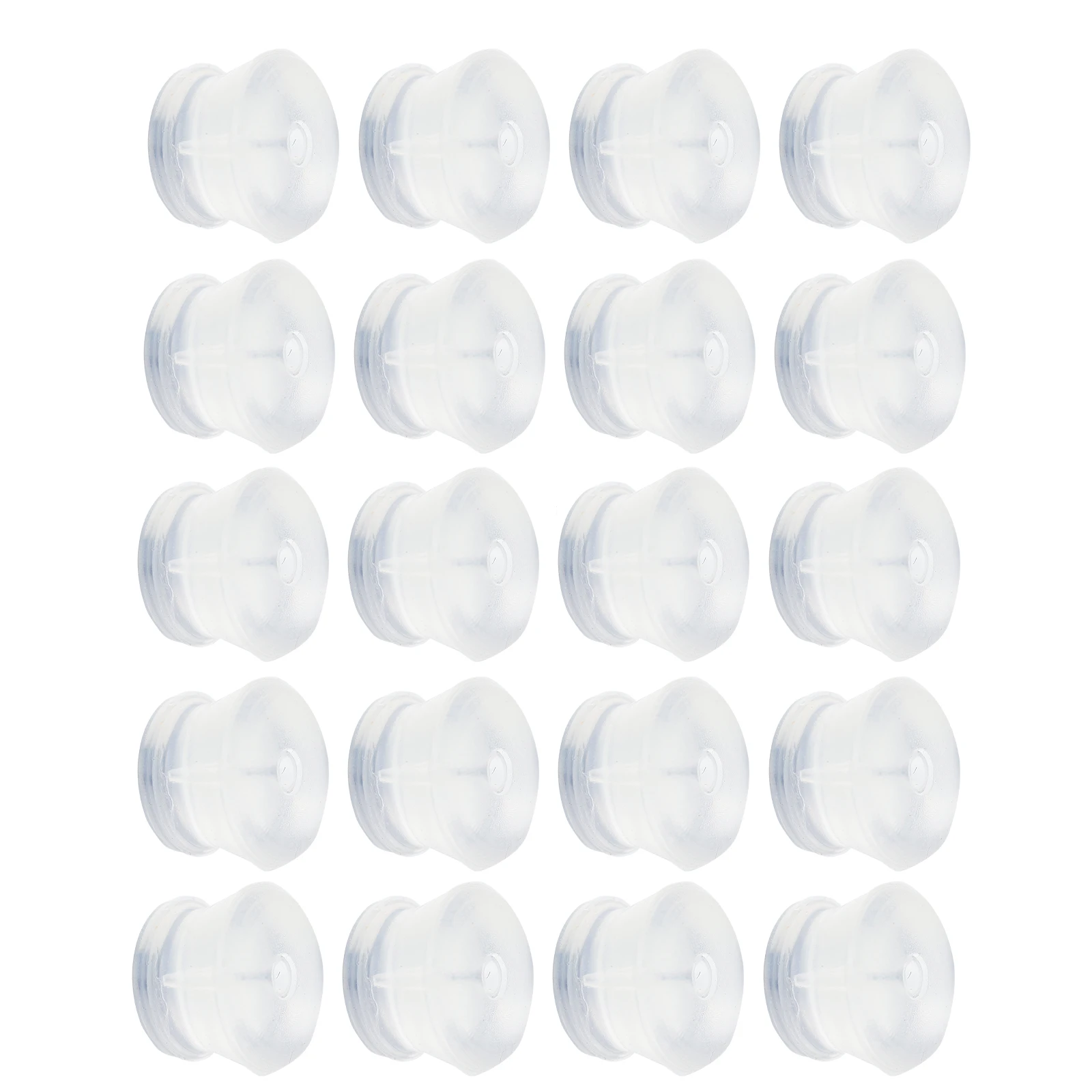 

100pcs Safe Ear Studs Plugs Back Ear Studs Earring Plugs Safe Earring Back DIY Accessories Supplies Jewelry Making