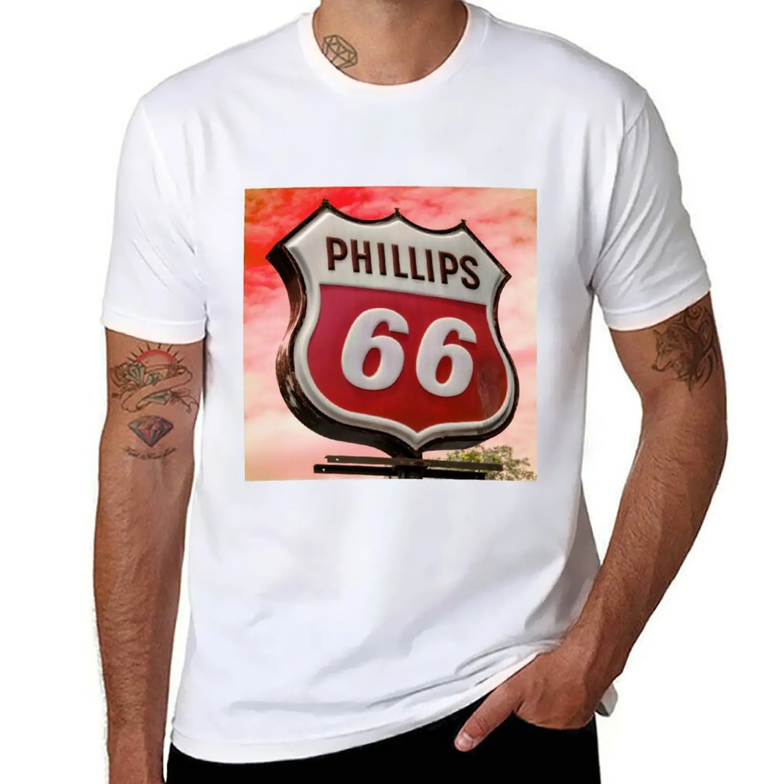 

Phillips 66 - Sunset T-Shirt g man t shirts for men man t shirt designer men t shirt cotton 100% T-Shirt