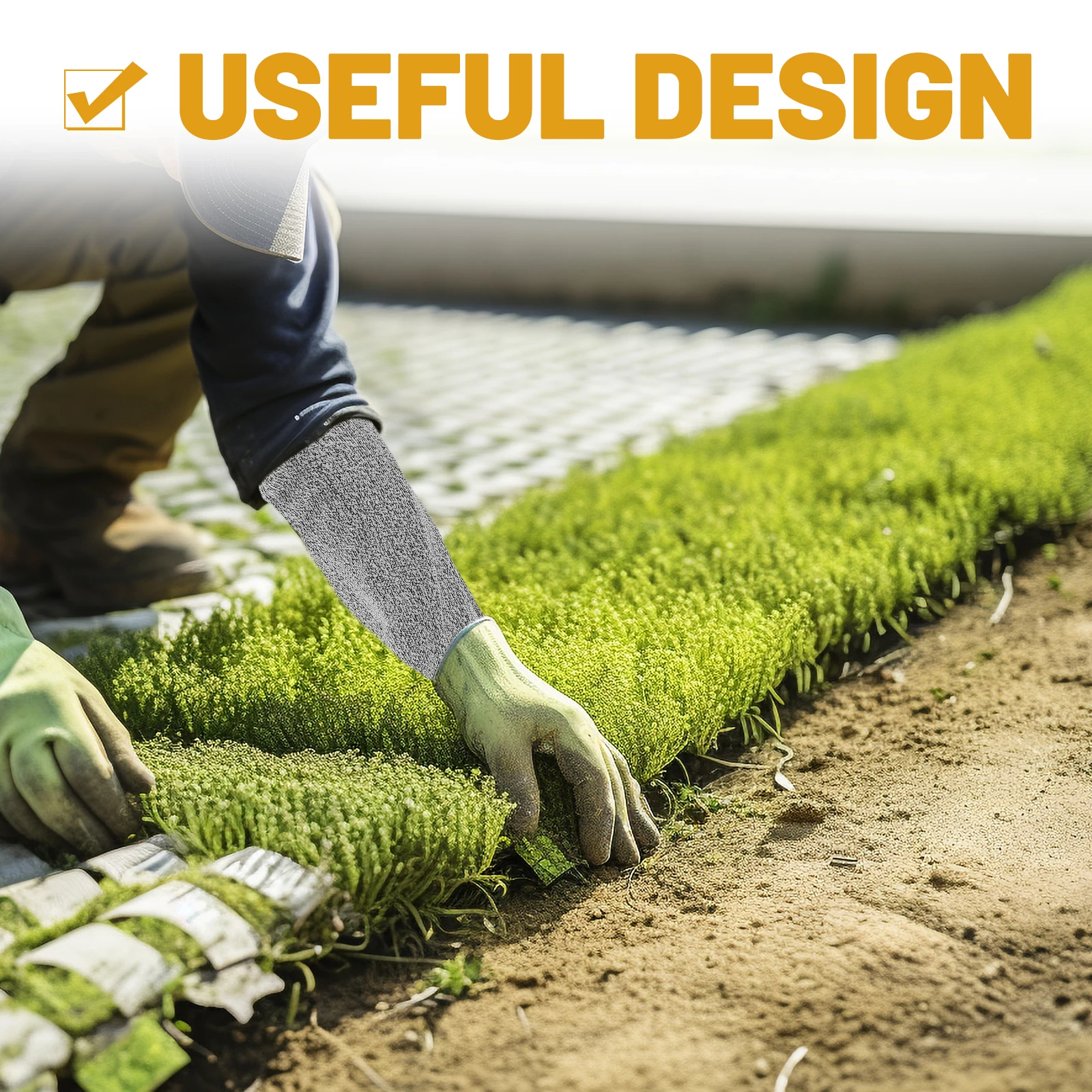 

1 Pair Cut Resistant Arm Sleeves With Thumb Hole For Gardening Kitchen Pet Grooming Protection Protective Arm Sleeves Labor