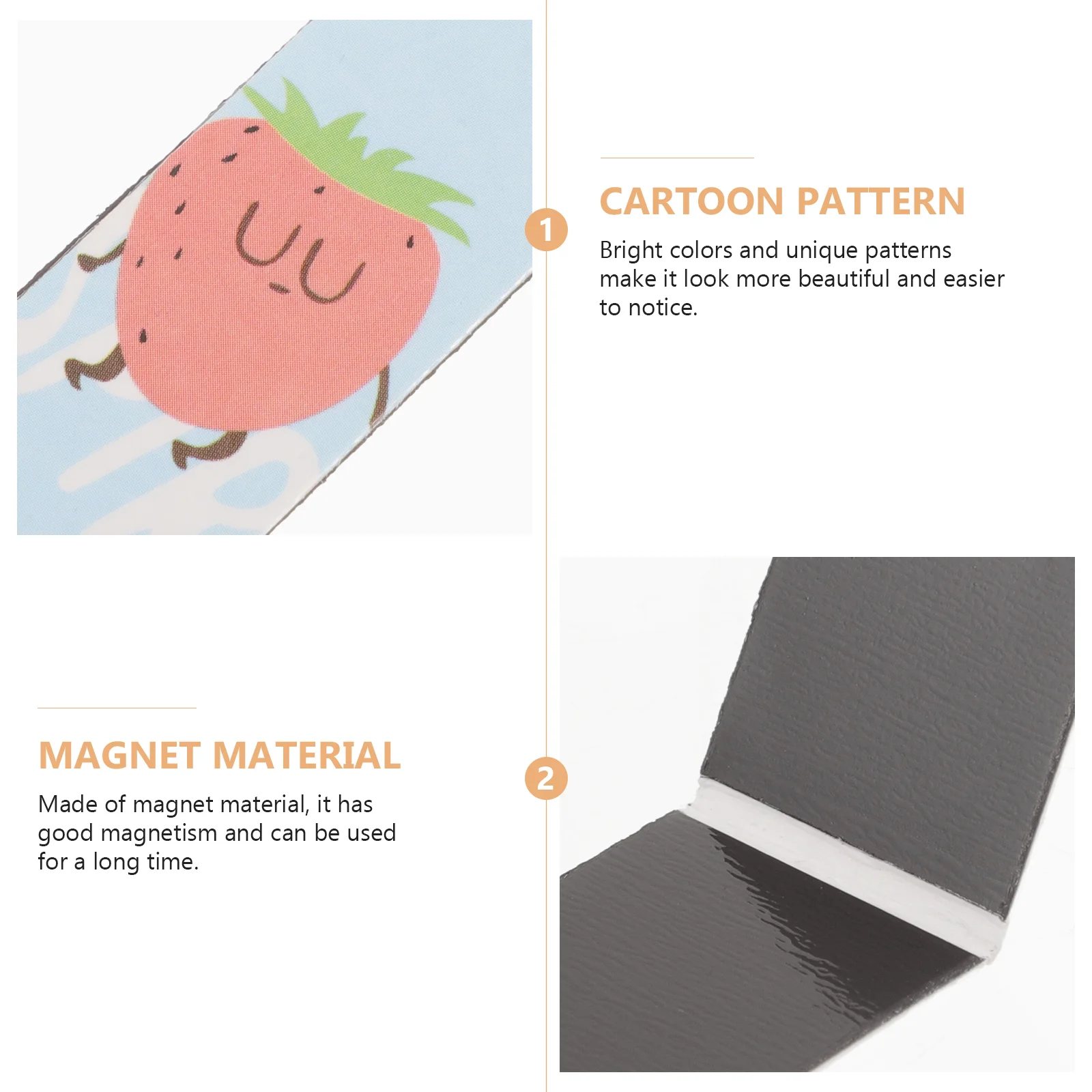 12 Pcs Book Page Marker Bookmark Magnetic Delicate Sensory Bookmarks Markers Student Use