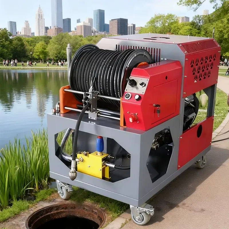 Industrial High Pressure 37HP New Cold Water Cleaning Drain Unblocker Sewer Jetter 200bar/2900PSI 85L/min for Heavy Duty Pipe