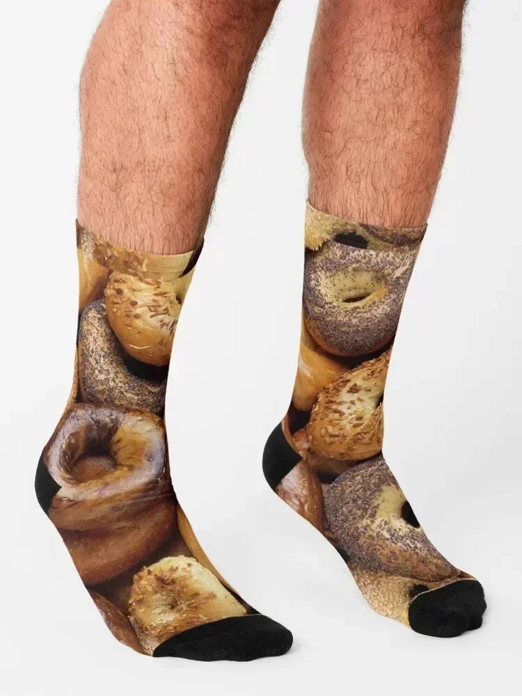 كل شيء عن جوارب Bagel لكرة القدم للكاحل مصممة من العلامة التجارية الرائعة للرجال جوارب رياضية للثلج للنساء والأطفال للفتيات والرجال #3