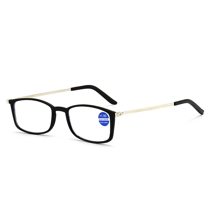 Ultra Thin Pastable Mobile Phone Reading Glasses Anti Blue Light Blocking for Men and Women with Eyeglasses Case +1.0 To +4.0