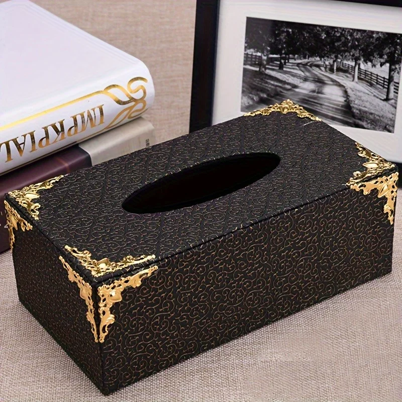Antique Brass Metal Corner Protectors, Decorative Scrapbook Album Edge Guards, Wooden Box Embellishments - view 3