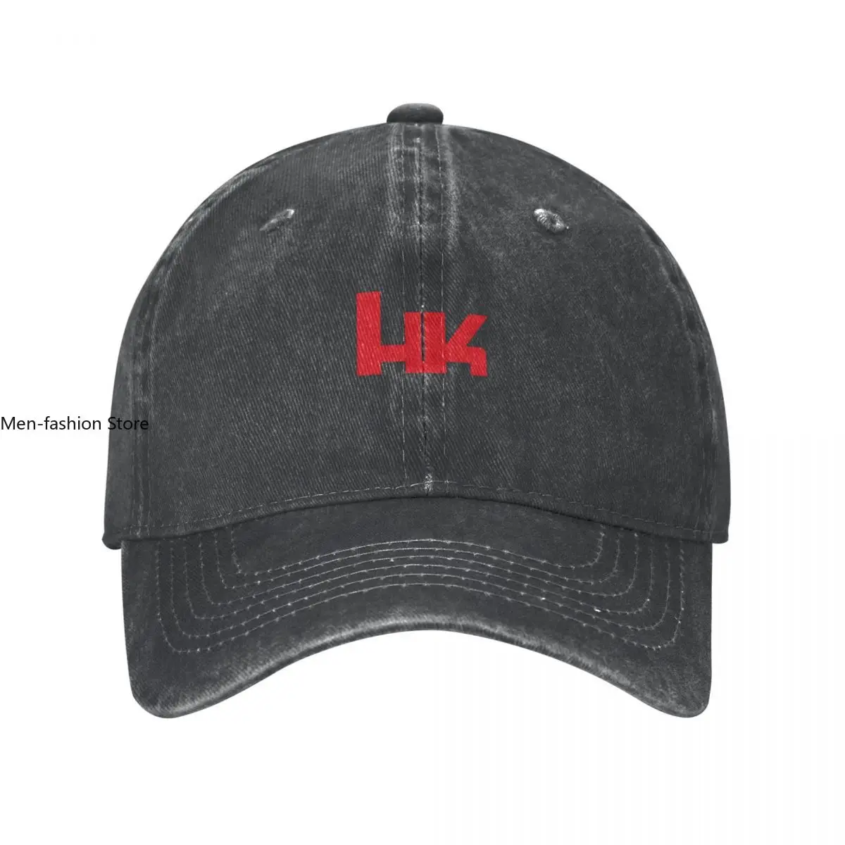 Heckler Koch Unisex Baseball Cap HK Logo Distressed Denim Caps Hat Classic Outdoor Activities Snapback Cap