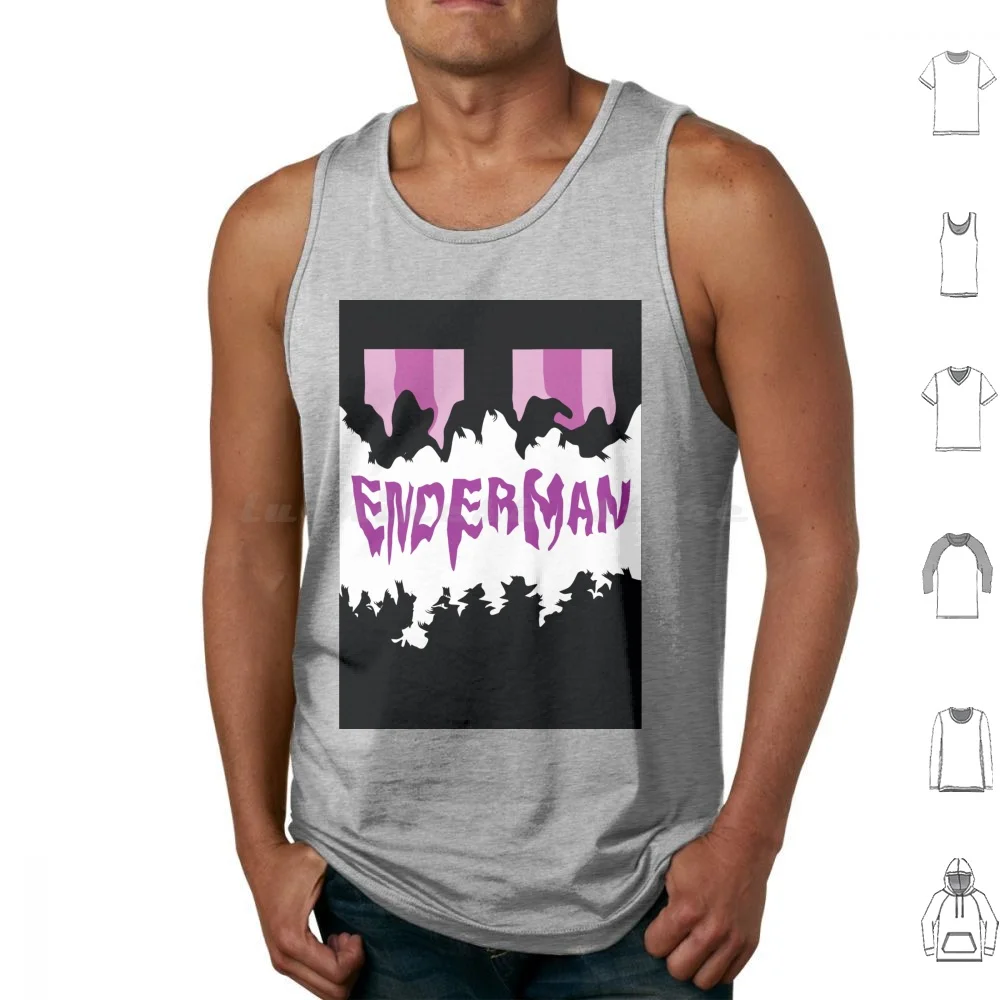 1Sthowlergaming Enderman Tank Tops Vest Sleeveless Enderman 1Sthowlergaming