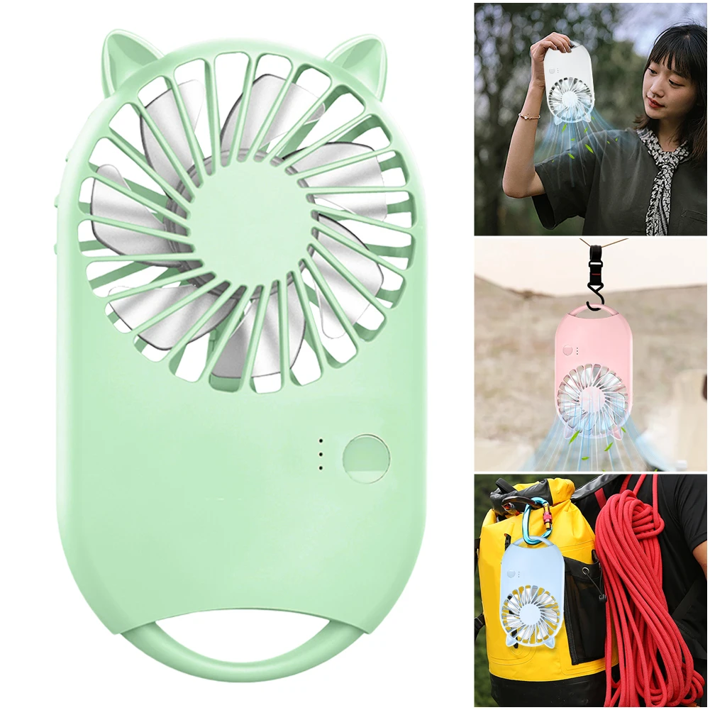 2026 New Upgrade Mini Portable Fan 3 Speeds Handheld Fan USB Rechargeable Personal Fan For Travel Summer Gifts For Women Girls