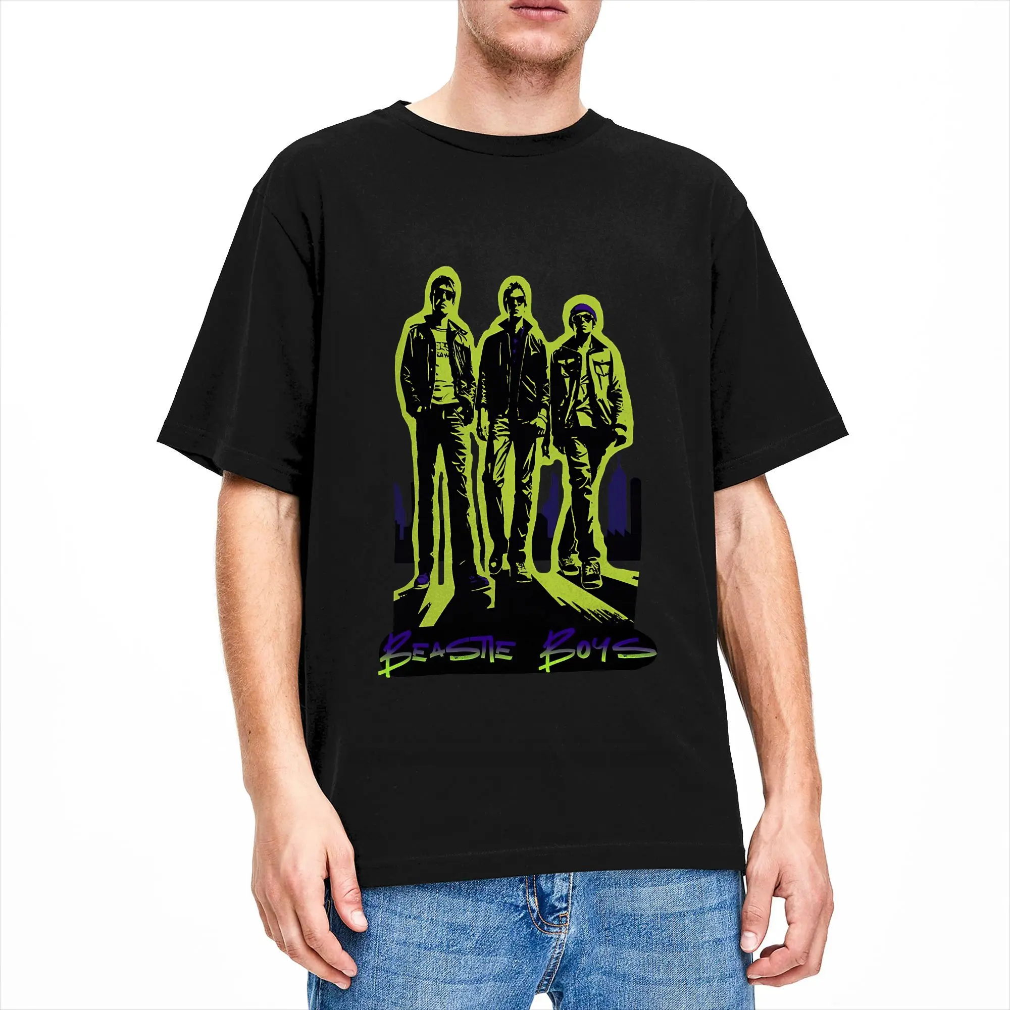 Men's T-Shirts Hip Hop Beastie Boys Funny Pure Cotton Tee Shirt Short Sleeve  T Shirts O Neck Tops Gift Idea