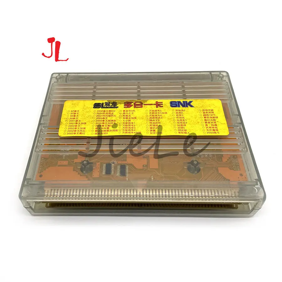 Secondhand SNK 64 In 1 MVS Arcade Classic Games Cartridge Used In NeoGeo MV1B MV1C MV1FZ Chinese game list English Menu