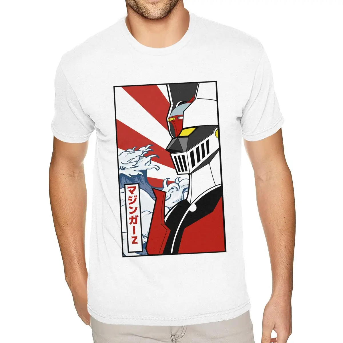 

Big Size Mazinger Z Cartoon Anime T Shirt Homme Hip Hop Fashion Short Sleeve Round Neck Summer Mens Cheap Discount T-shirts