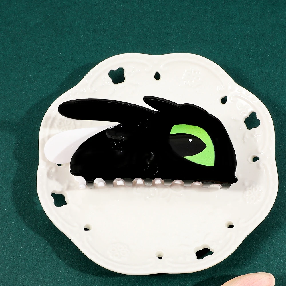 Klamra do włosów Smoczy Trener Światła Furia Unikatowy Stylowy Dodatek do Włosów Ozdobny Chwytak do Włosów Prezent dla Przyjaciół