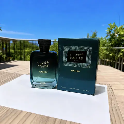 Hawas Malibu Men's EDP Spray 3.38 Oz Edp Spray Perfume Fragrance for Men