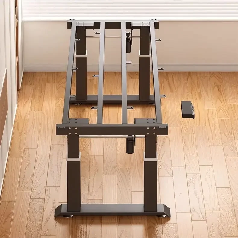 Electric intelligent lifting table legs double motor four columns household desk frame computer desk desk bracket accessories