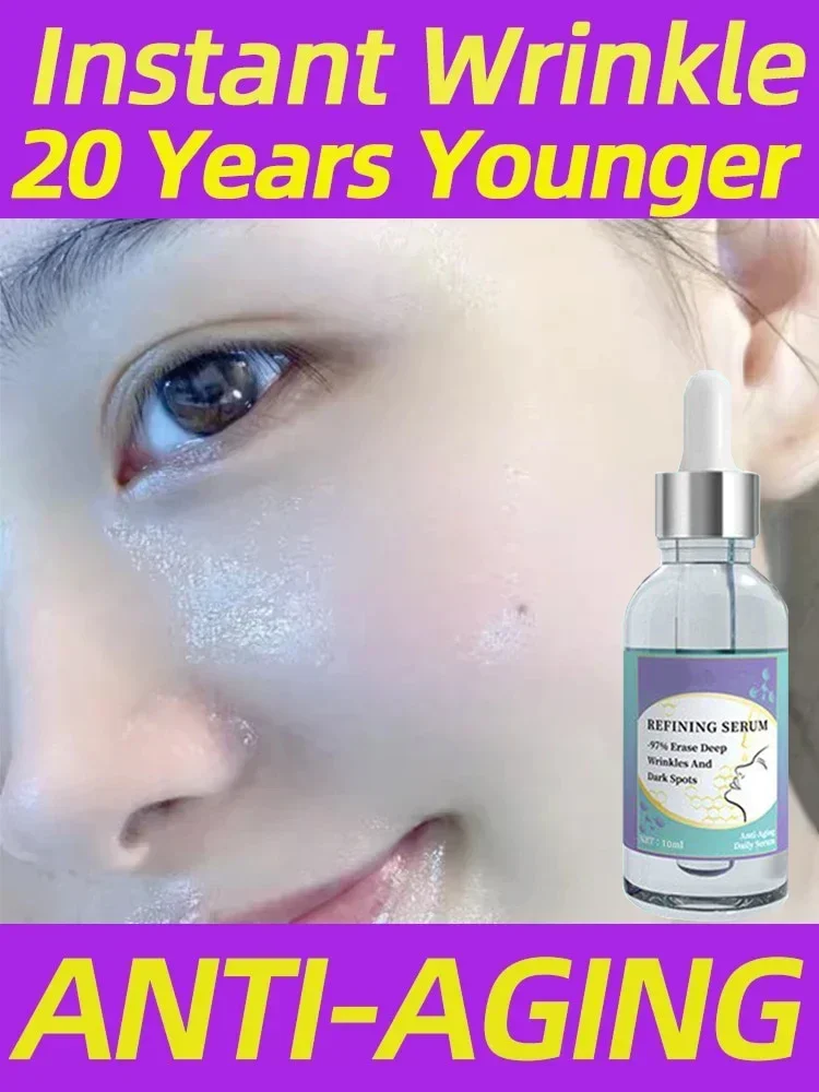 Face Moisturizer Anti Aging Serum Anti-wrinkle Facial Serum Remove Wrinkles Fine Lines Around The Eyes Crow Feet Neck Wrinkle