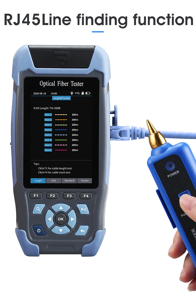 BYXGD Aua-900D Aua-900a Multi Function Otdr Ftth Mini Pro  Reflectometer 1310/1550nm  visual fault locator