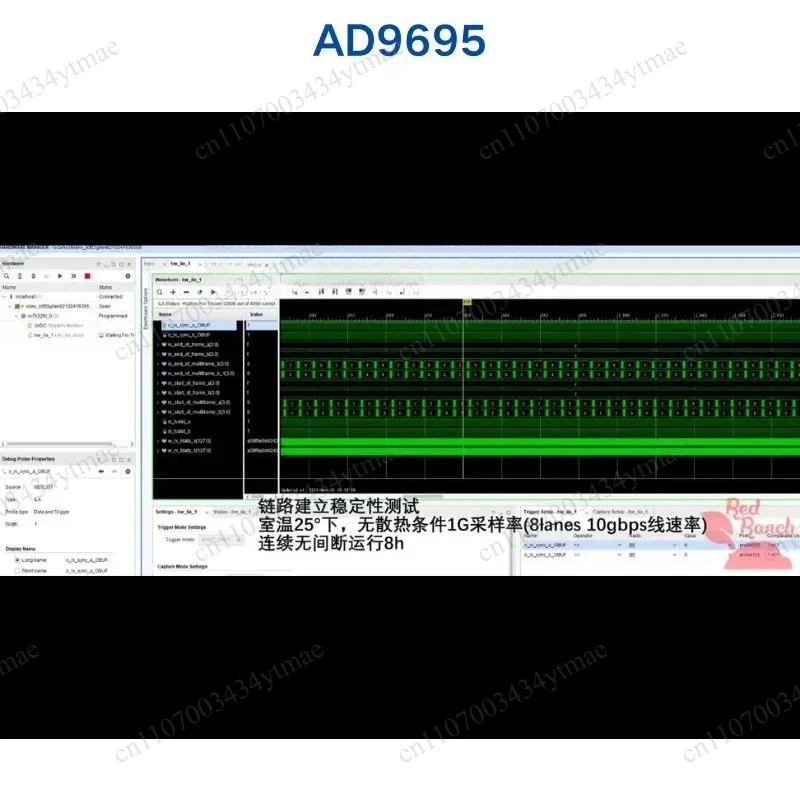 AD9695 Four Channel 1300M High Speed ADC FMC Daughter Card JESD204B Digital Analog Signal Acquisition Module