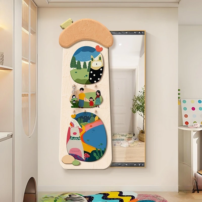 Push-pull Full-length Mirror Living Room Bedroom Full-length Mirror Can Close The Entrance To Hang Paintings
