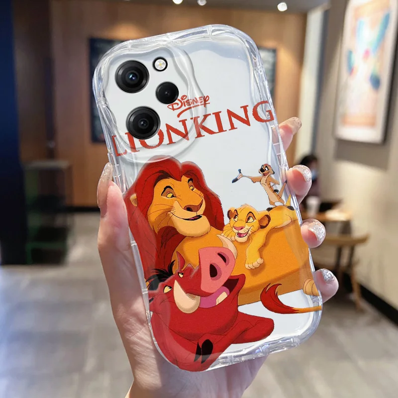 Disney The Lion King Cream Phone Case For Xiaomi Mi 14 12 11 X T Lite Pro Poco F X M 2 3 4 5 6 C31 61 NFC GT Pro Funda Shell image 2